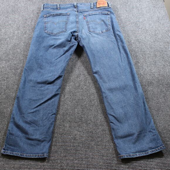 Levi’s 559 Jeans Men's 38x30 Blue Relaxed Straight Medium Wash Stretch - Picture 2 of 8